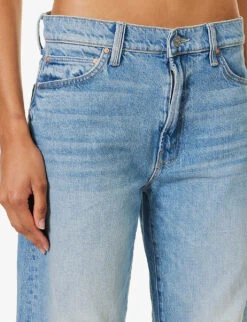 MOTHER Dodger Wide-leg High-rise Jeans -Whistles Shop R04193825 ROMAINECALM ALT04