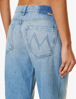 MOTHER Dodger Wide-leg High-rise Jeans -Whistles Shop R04193825 ROMAINECALM ALT05