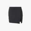Girlfriend Collective Float Split-hem Stretch-recycled-polyester Mini Skort -Whistles Shop R04196143 BLACK M