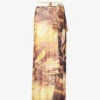 Jaded London Aphrodite Abstract-print Stretch-woven Midi Skirt -Whistles Shop R04197634 PRINT M