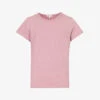 Rag & Bone The Slub Exposed-seams Organic-cotton T-shirt -Whistles Shop R04201897 ROSE M