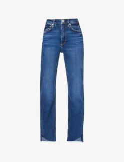 Rag & Bone Harlow Straight-leg Mid-rise Stretch-denim Jeans