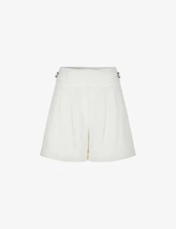 Soeur Uttam High-rise Linen Shorts