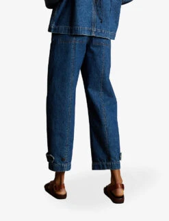 Soeur Salvador Tapered High-rise Jeans -Whistles Shop R04202851 BLUE ALT02