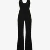 Frankie Cut-out Woven Jumpsuit -Whistles Shop R04203276 BLACK M