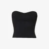 Jenni Organic-cotton Blend Strapless Top -Whistles Shop R04203302 BLACK M