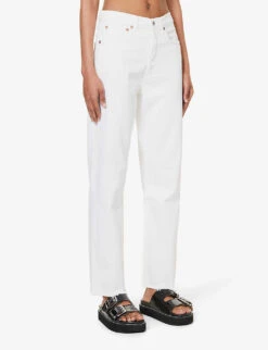 AGOLDE 90s Tapered High-rise Organic-denim Jeans -Whistles Shop R04203311 SALT ALT02