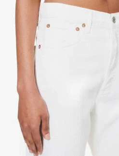 AGOLDE 90s Tapered High-rise Organic-denim Jeans -Whistles Shop R04203311 SALT ALT04