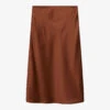 Joseph Isaak Slim-fit Silk Midi Skirt -Whistles Shop R04203740 MAHOGANY M