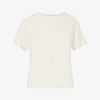 Emmylou Regular-fit Woven T-shirt -Whistles Shop R04204569 CREAM M