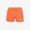 Terry Brand-embroidered Cotton-towelling Shorts -Whistles Shop R04205028 POMODORO M