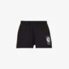 Hotel Disco Logo-print Mid-rise Cotton Shorts -Whistles Shop R04205039 BLACK M
