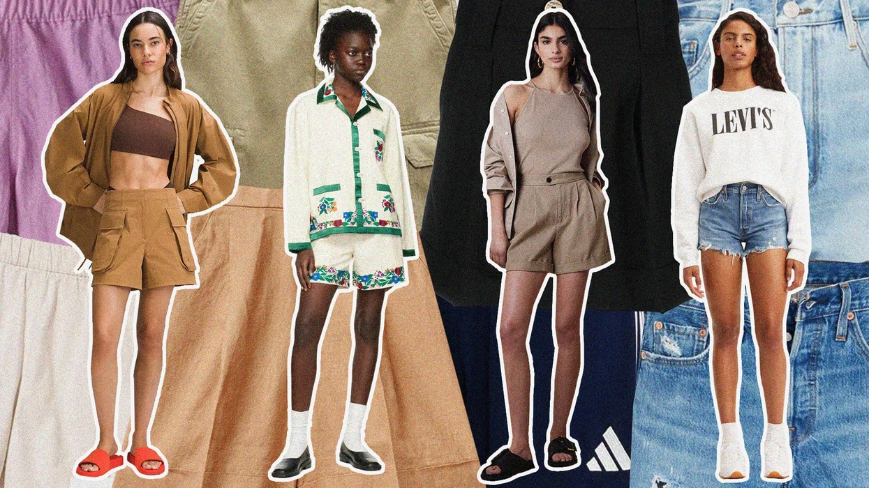 Front Page -Whistles Shop a collage of women wearing shorts